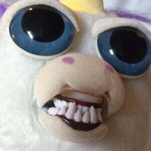 Feisty Pets Glenda Glitterpoop Unicorn Plush 10" – Growls & Grins! Hilarious Toy